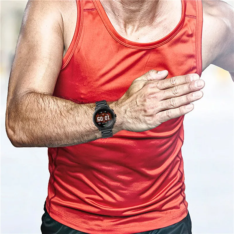 Для оригинальных Xiaomi Huami Amazfit Stratos 2 2 S/для amazfit pace браслет ремешок Смарт-часы 22 мм браслет из нержавеющей стали