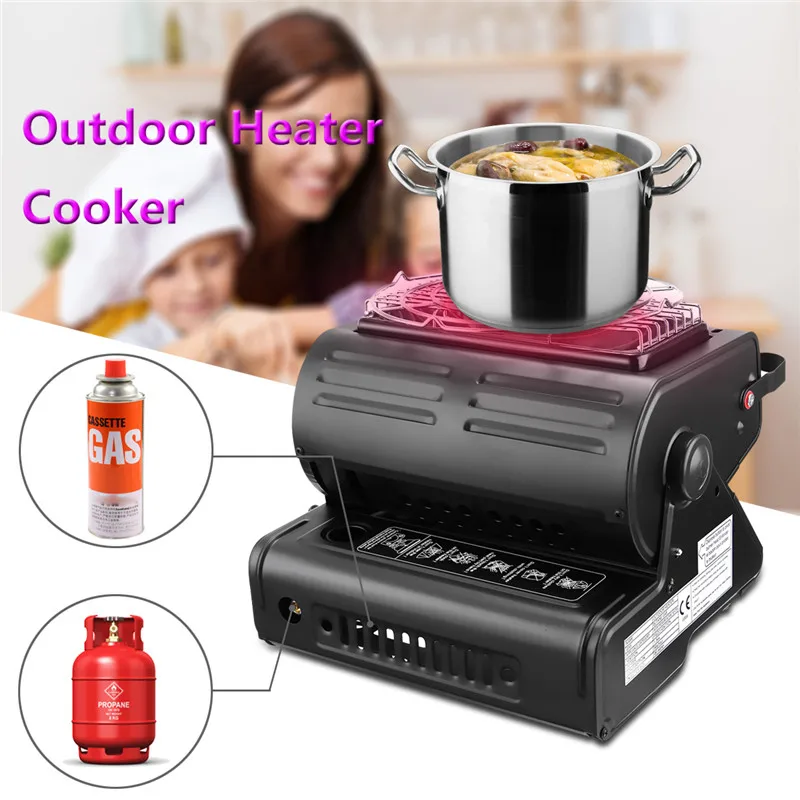 

Outdoor Heat Cooker Aluminum Alloy Portable Outdoor Stove Camping Tent Portable Gas Heater Stove High Quality Tent Accessories