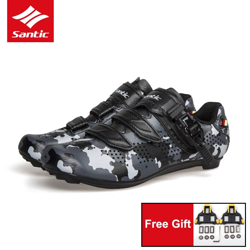Santic велосипедная обувь для мужчин классические камуфляжные дорожные велосипедные кроссовки дышащая велосипедная спортивная обувь размер 39-45