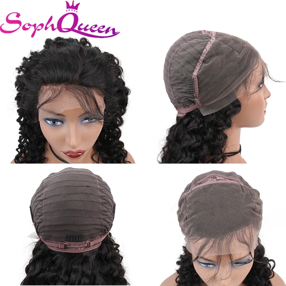 Парики из натуральных волос на кружевной основе бразильские волосы Remy для черных женщин 13*4 парик из натуральных волос Soph queen
