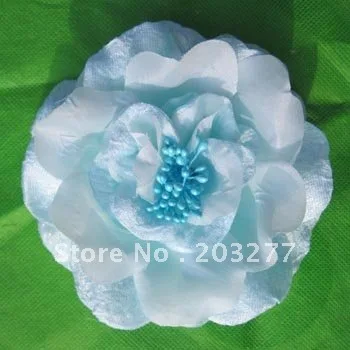 

Free shipping!12pcs/lot  velvet hibiscus Flower brooch pin hair clip