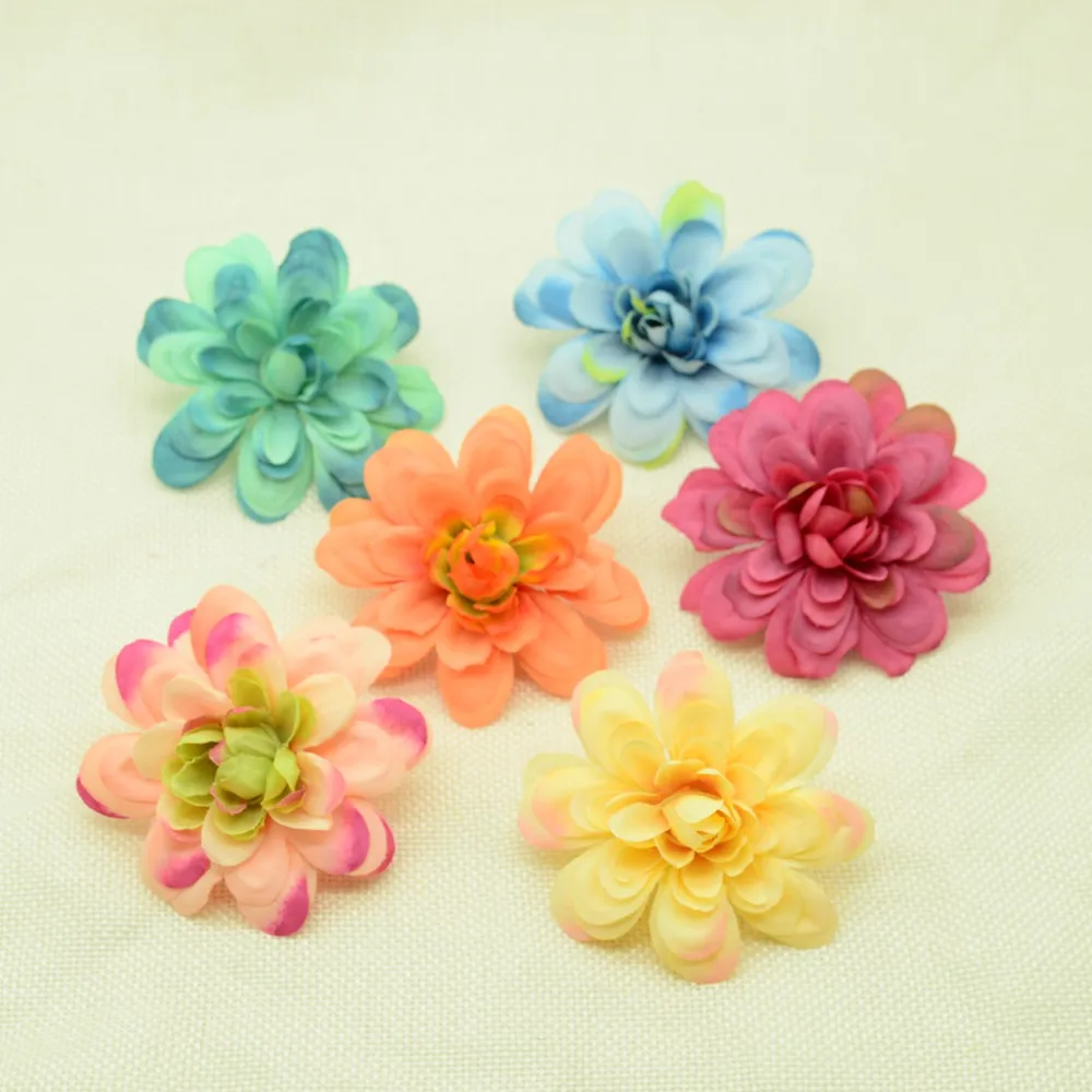 20pcs Silk Gerbera christmas decor cheap for home wedding accessories