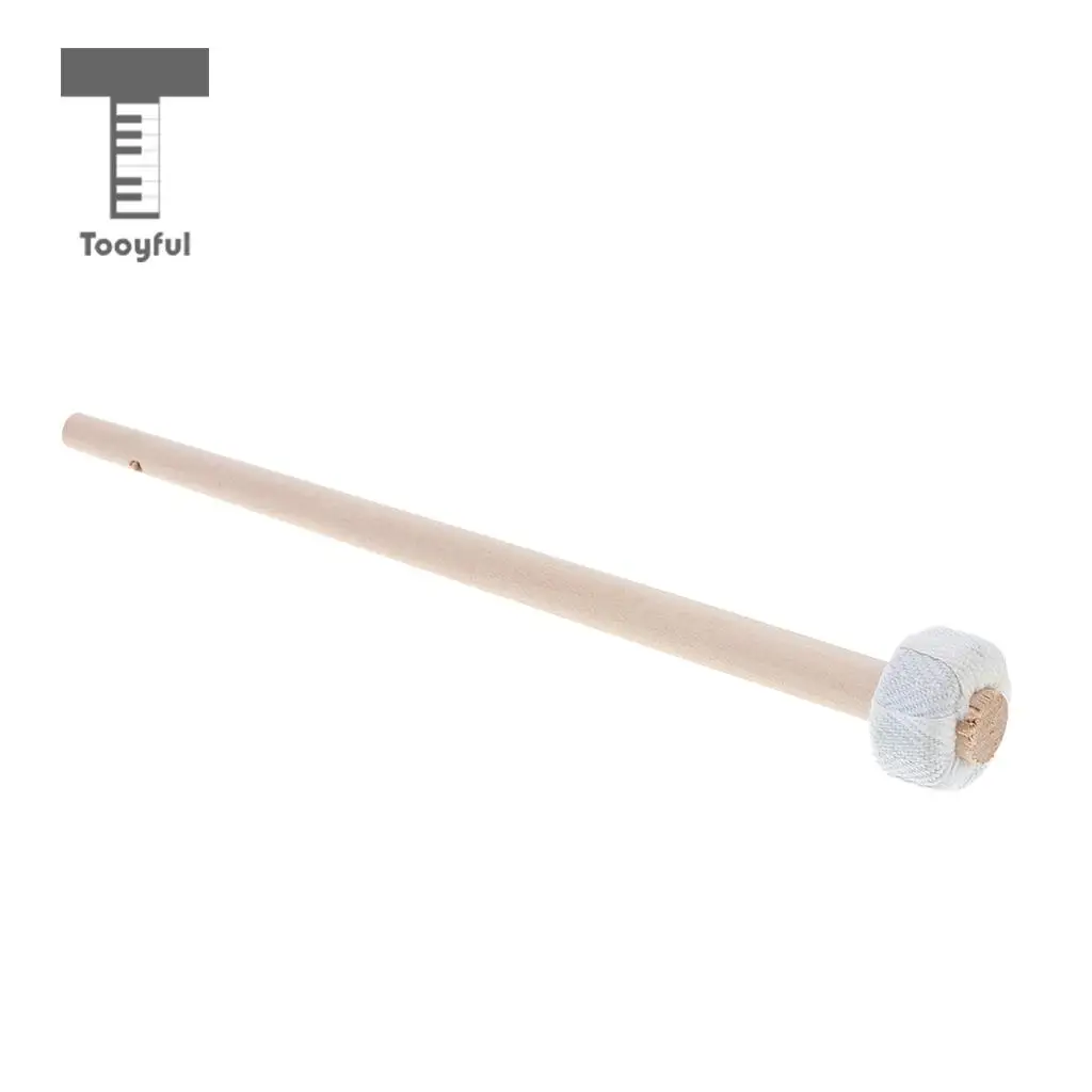 1pc Solid Wooden Drumstick Cymbal Chinese Gong Mallet Hammer Stick Drumstick Percussion Instrument Accessories 25cm