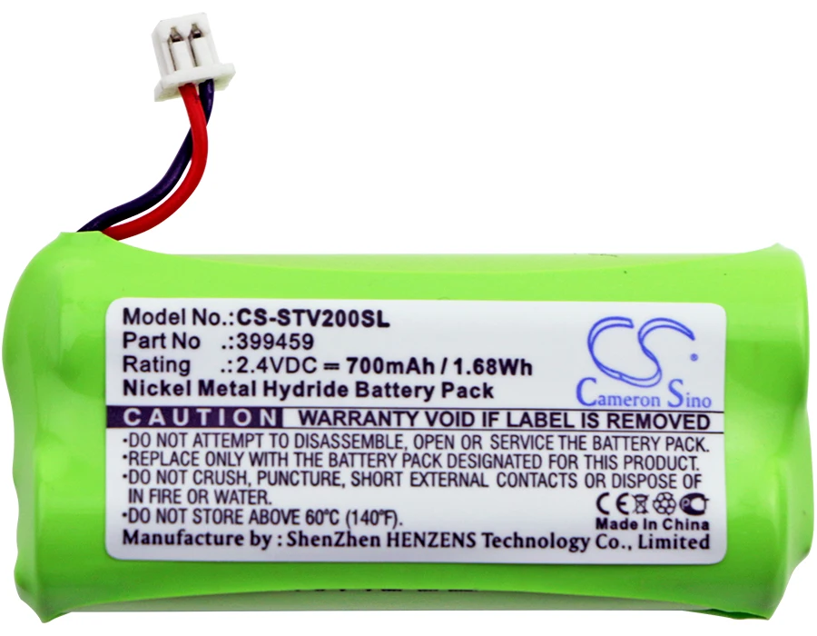 

Cameron Sino 700mAh Battery Stageclix 399459 for Stageclix Jack V2 Transmitter