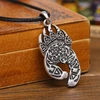 Pendentif en velours et Totem, amulette esclave, breloque en forme d'ours, bijoux nordiques ► Photo 2/5
