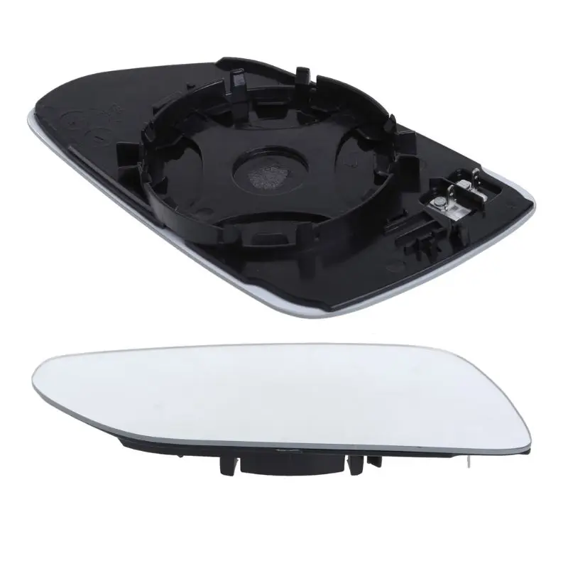

White Rearview Mirror Glass Right Passenger Side Heatable Lens For Polo