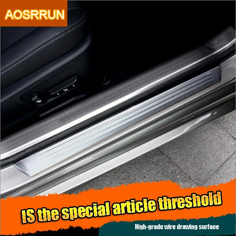 

AOSRRUN Stainless steel bar a modified Welcome pedal foot pedals Suitable for Lexus IS200T IS250 car accessories cover