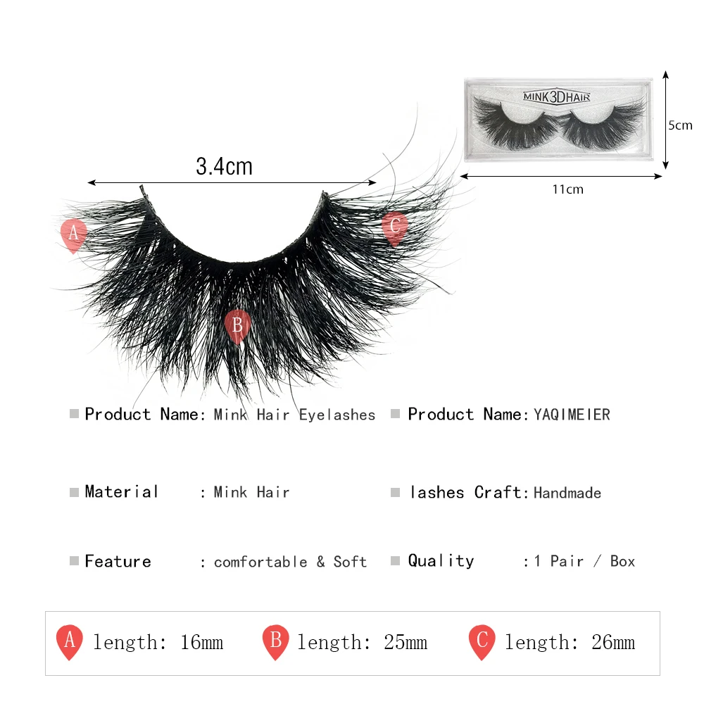 YXA609 mink eyelashes (4)