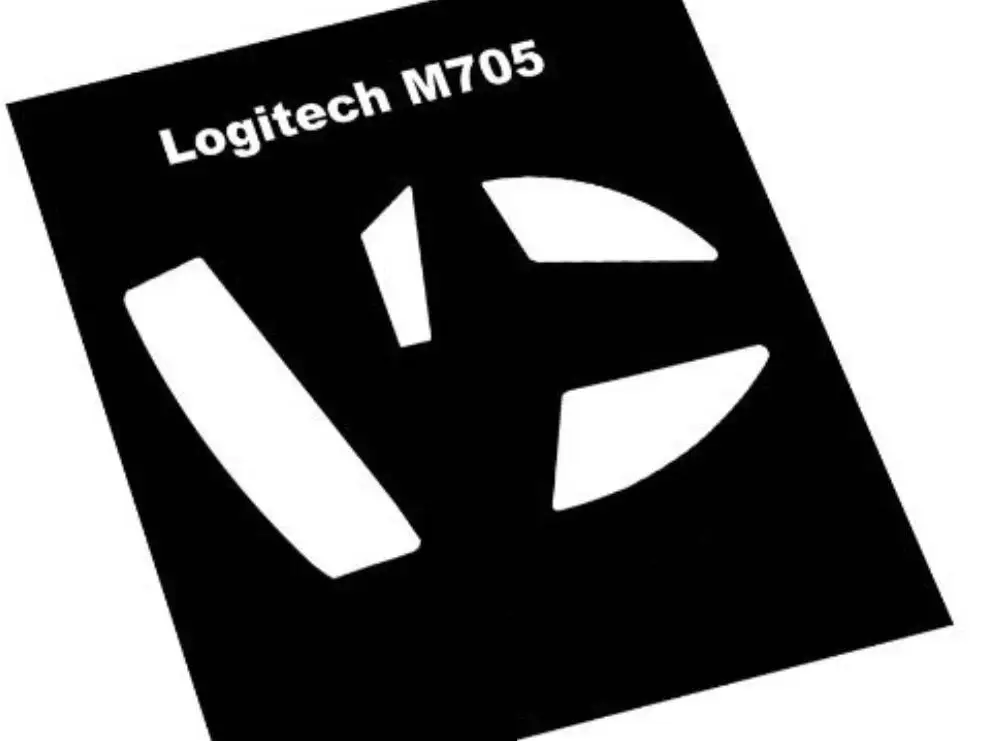 Мышь коньки колодки/Мышь средства ухода за кожей стоп для logitech M705(2 комплекта сменных Нижняя пластина для мыши) 1 мм Толщина