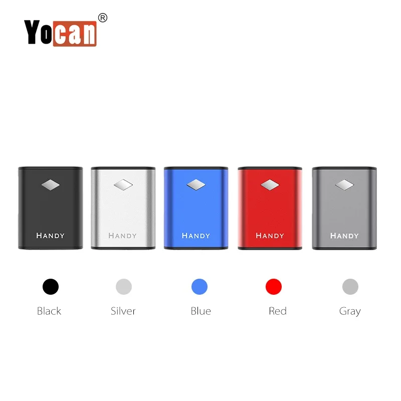 Yocan Handy Vape Box Mod 500mah Built-in VV Battery Electronic Cigarette Mods For Thick Oil Cartridges 510 Thread 1.8ohm