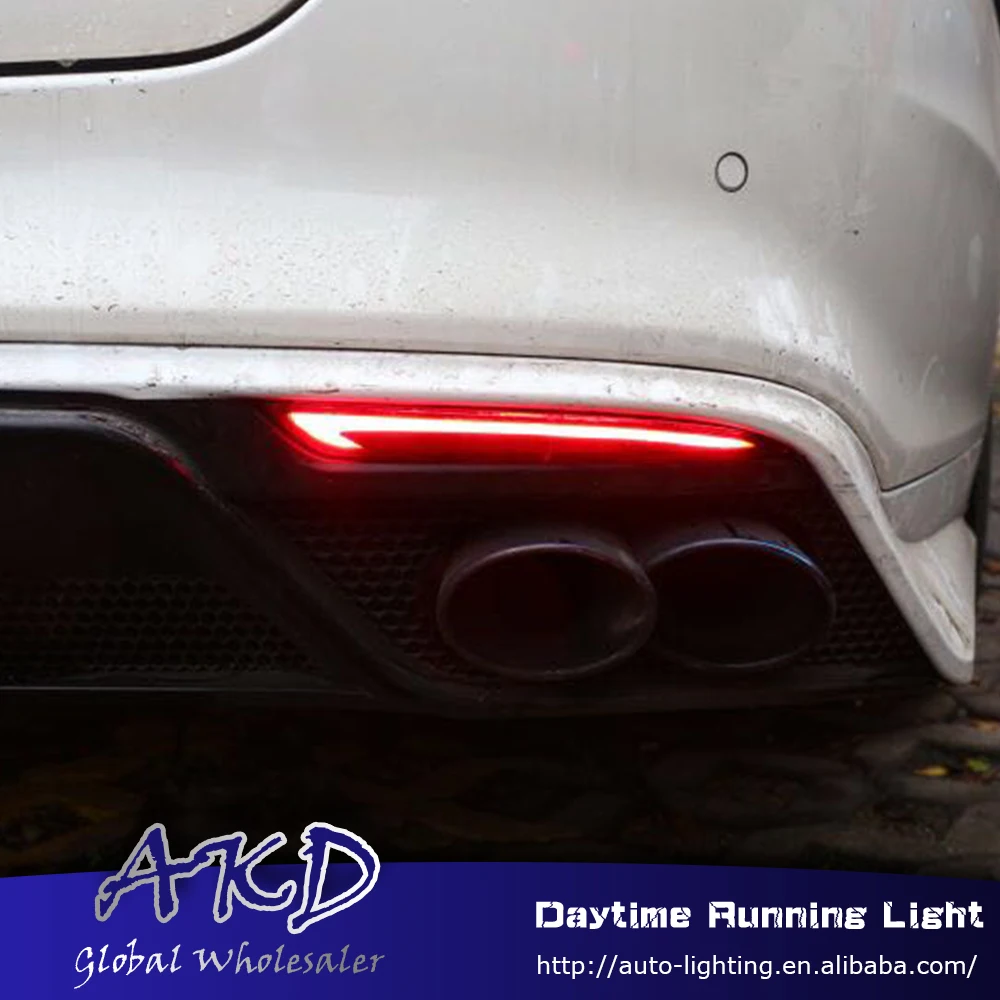 

AKD Car Styling for Ford Mondeo Fusion rear reflector for Fusion reflector rear bumper light DRL brake lamp +Rear Bumpe Reflect