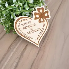 Сохранить дату магниты деревенский-Пользовательские сохранить дату магниты-деревянные магниты-магниты на холодильник