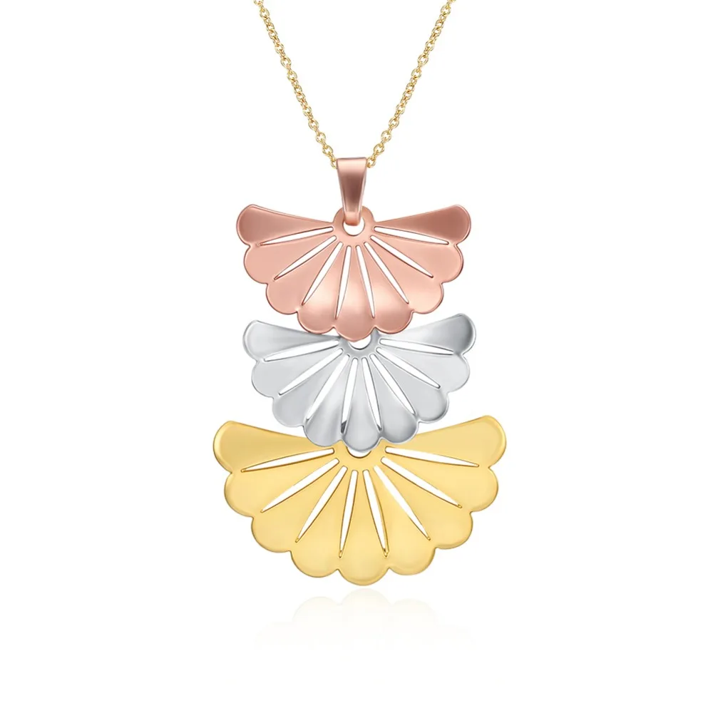 2017 new product factory price high quality jewelry jewelry, fan shaped