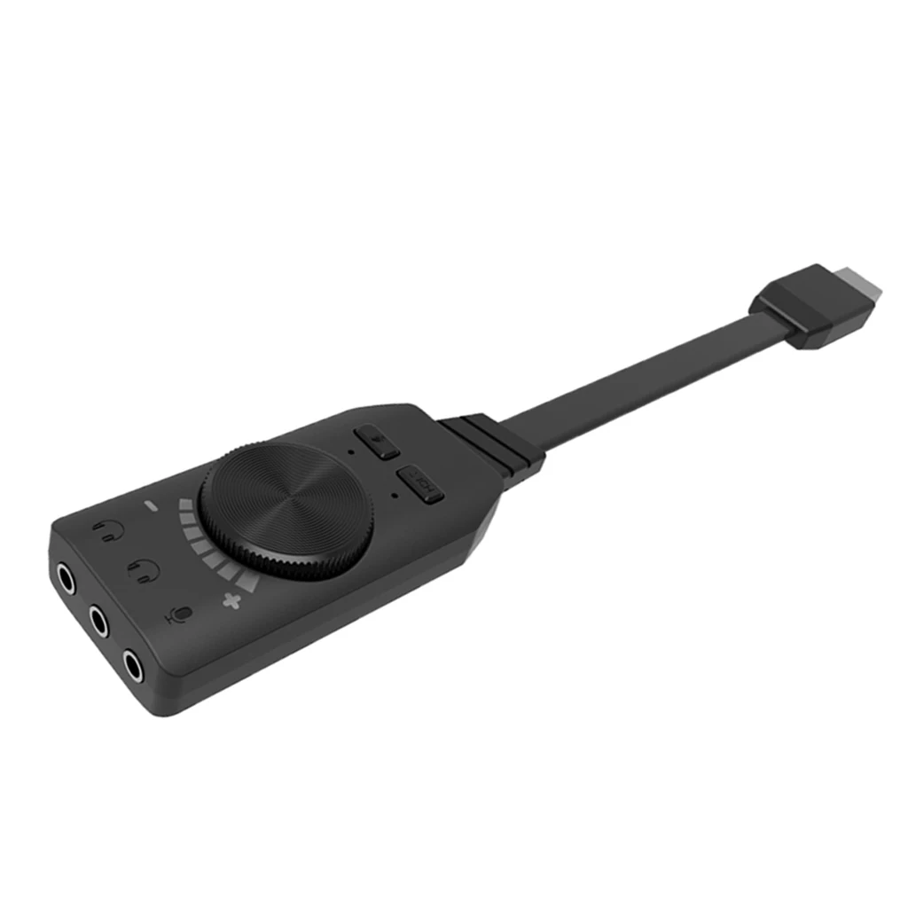 MagiDeal 7.1CH USB External Sound Card Mic Audio Card USB to 3.5mm Earphone Headphone