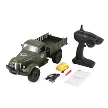 

JJR/C Q61 1/16 2.4G 4WD RC Off-Road Military Truck Transporter RC Car Remote Control Vehicle for Children Gift Kids Toy