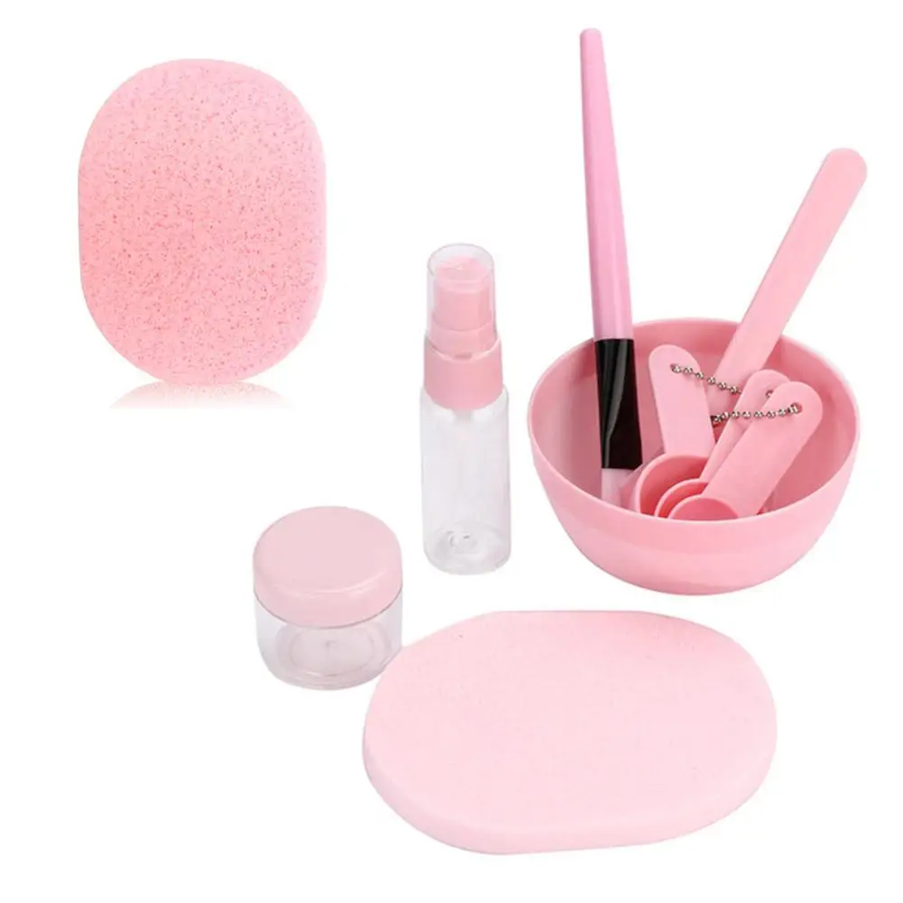 DSstyles 9 шт./компл. DIY чаша для приготовления маски лица набор кистей макияжа