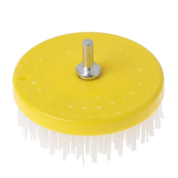 

Dia 110mm Black Drill Power Scrub Clean Brush Leather Plastic Wooden Furniture