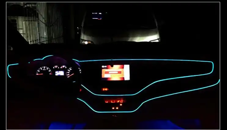 Автомобиль светодиодный Холодные огни гибкий неон el Провода для Infiniti FX35 FX37 EX25 G37