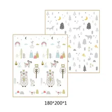 Открытый коврик для кемпинга 200*180 см детский игровой коврик Xpe пазл детский коврик утолщенный детский ползающий коврик складной водонепроницаемый коврик-головоломка