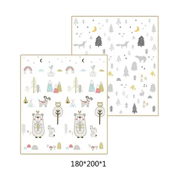 

Outdoor camping mat 200*180CM Baby Play Mat Xpe Puzzle Children's Mat Thickened Baby Crawling Pad Folding Waterproof Puzzle Mat