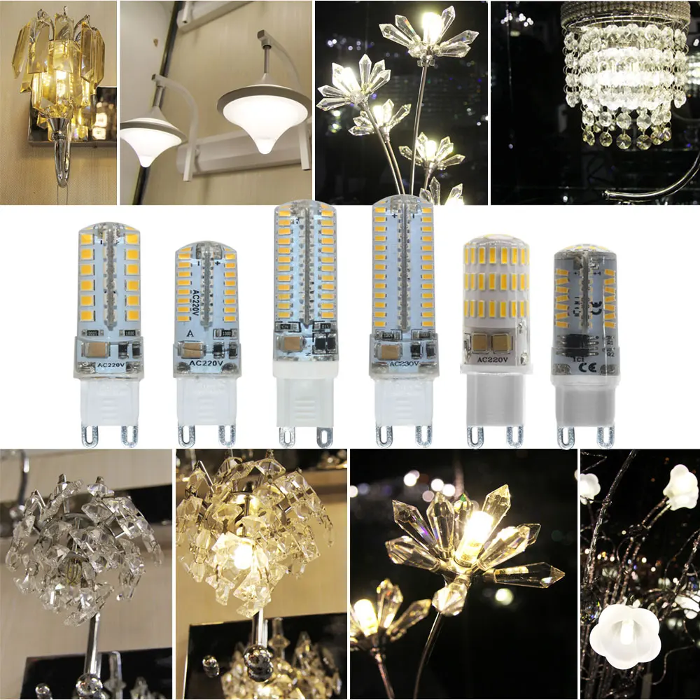 Новый COB led g4 12 В 3 Вт 5 6 8 10 luz de la lamp para cristal G4 luces leds SMD 24/48 bombill|Светодиодные лампы и