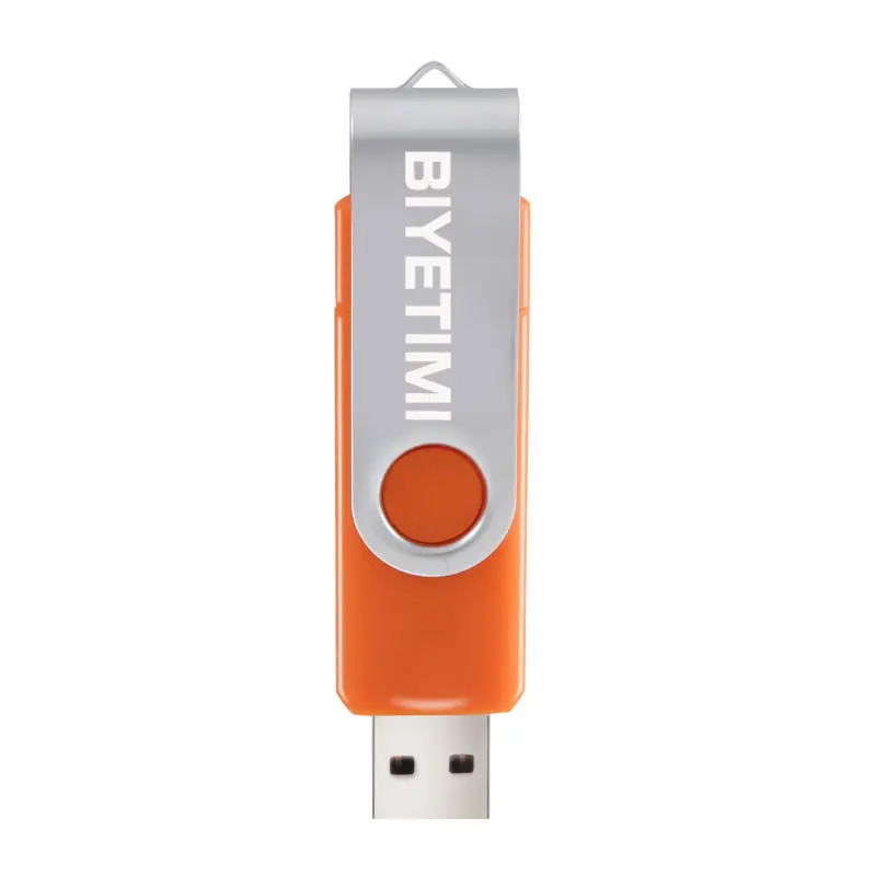 Многофункциональный USB флеш-накопитель Biyetimi, 4 ГБ, 8 ГБ, 16 ГБ, 32 ГБ, 64 ГБ, USB 2,0, карта Micro USB, устройства для хранения - Цвет: orange