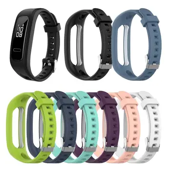 

Smart Watch Band TPU Adjustable Bracelet Sports Replacement Wrist Band Strap for Huawei Band 3E/ Honor Band 4 Running Version