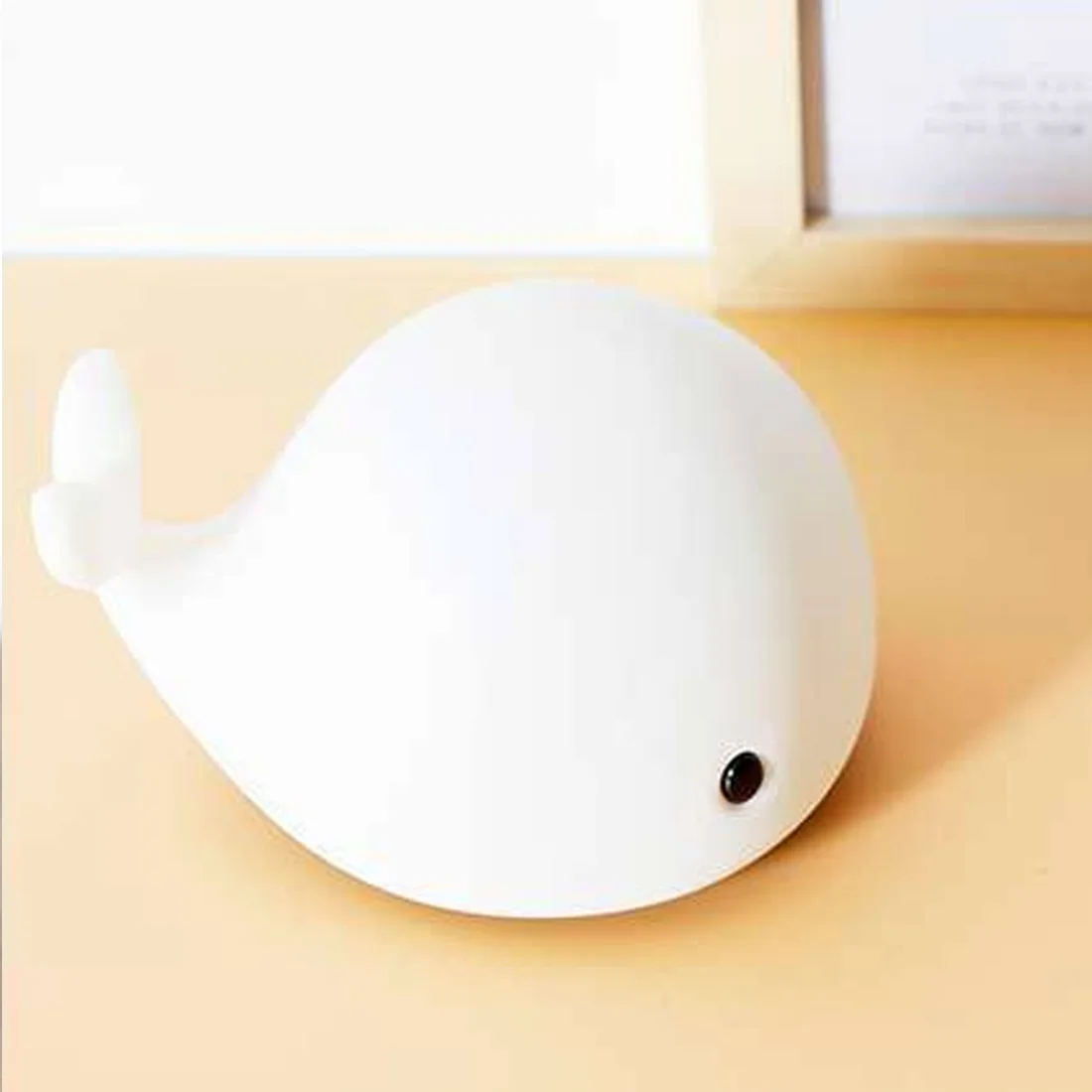 Desk Night Lights Baby Room Whale Cartoon Night Light Kids Bed Table