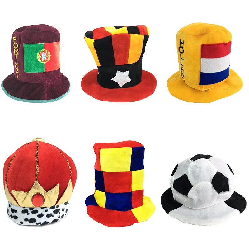 Cappello da Clown da circo per feste di Halloween bambini adulti fan di  calcio birra carnevale