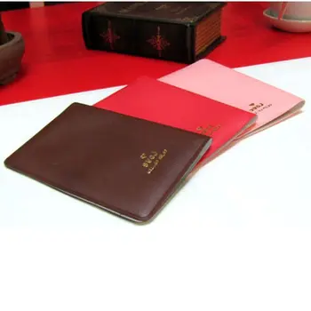 

1PC Pink Red Coffee Travel passport holder protect cover passport holder document card, passport case, passport cover