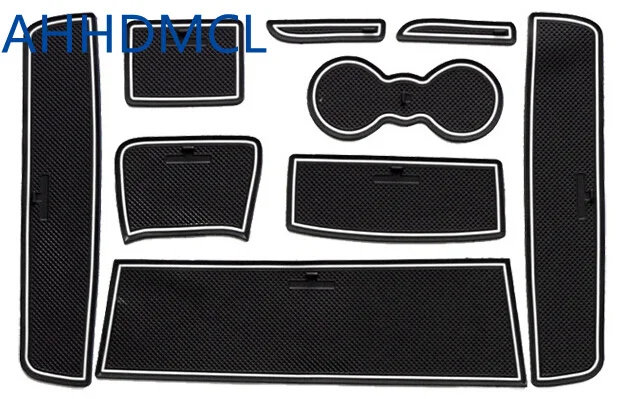 

AHHDMCL Non-Slip Car Door Gate Slot Mats Cup Armrest Storage Pad Mat For Nissan Succe