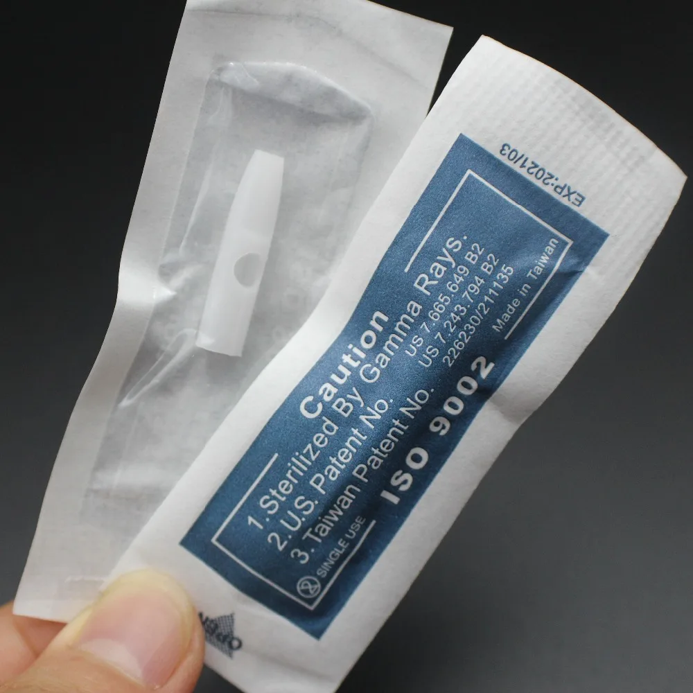 

500Pcs 3F 4F 6F Sterile Needle Tips Permanent Makeup Eyebrow Lip Tattoo Tips Caps For Merlin Mosaic Dragon Tattoo Machine