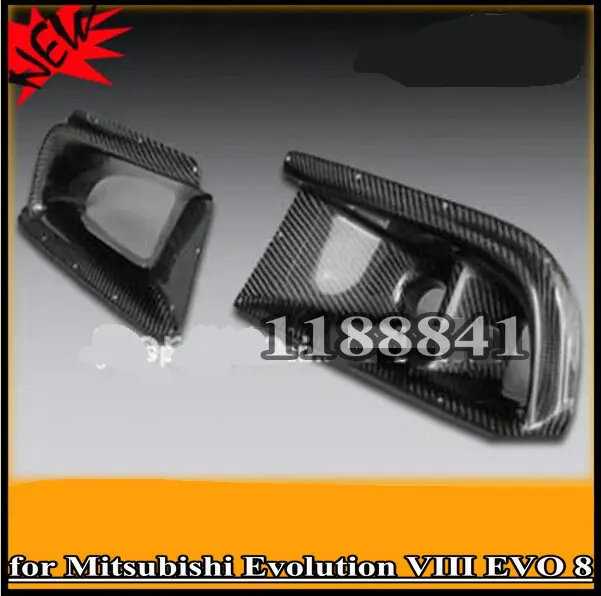 02 03 Carbon Fiber Front Bumper Air Intake Ducts b4 Auto Car Intake