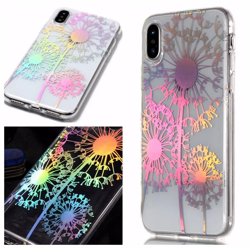 Sunjolly для Apple iPod Touch 5/6 Symphony Laser Мягкий ТПУ чехол телефона прозрачный тонкий 5 touch