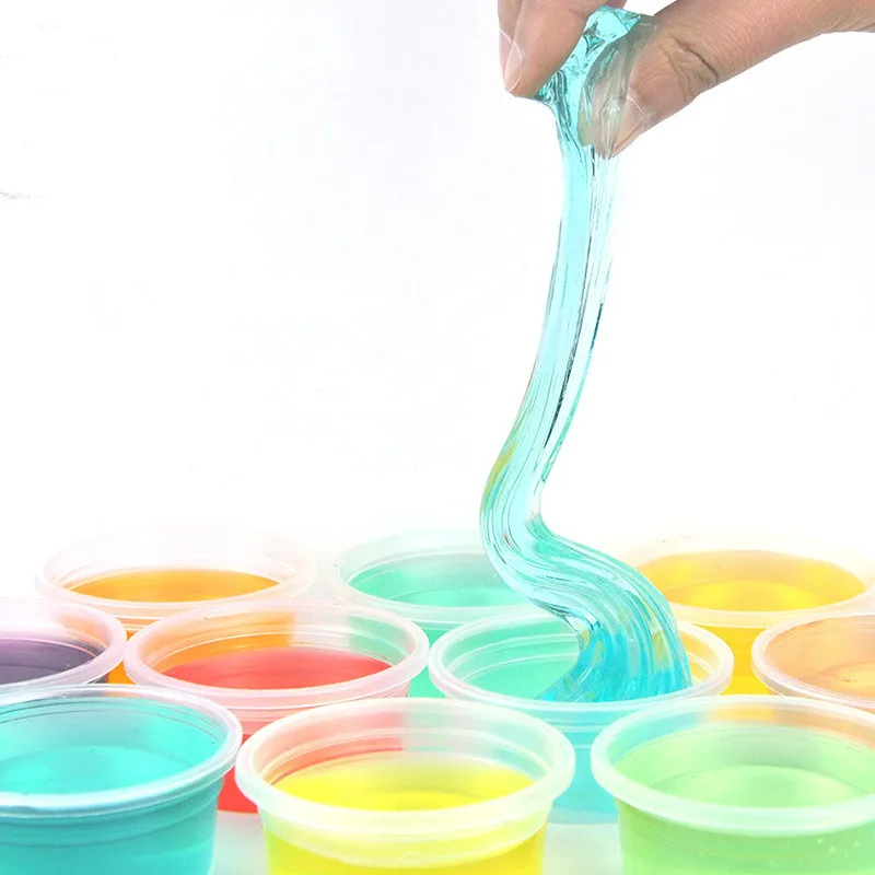 

50g/box Kids Baby Fun Toys Magnetic Colored Clay Mud Intelligent Plasticine Crystal Rubber Mud Slime Playdough Toys WJ30