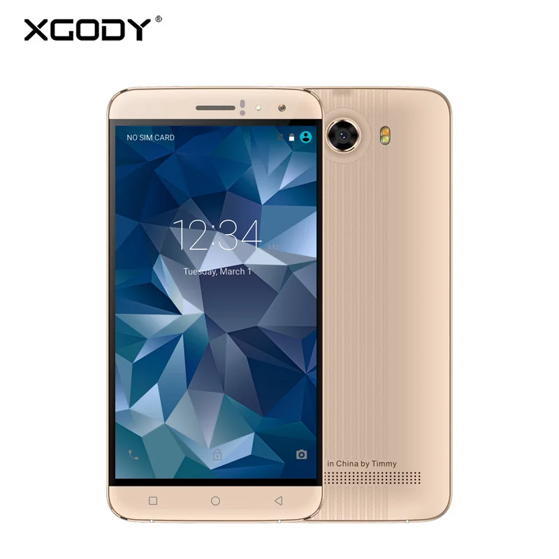 XGODY Y15 Smartphone 6 Inch 3G Dual Sim Card Android 5 1 MT6580 Quad Core 8G