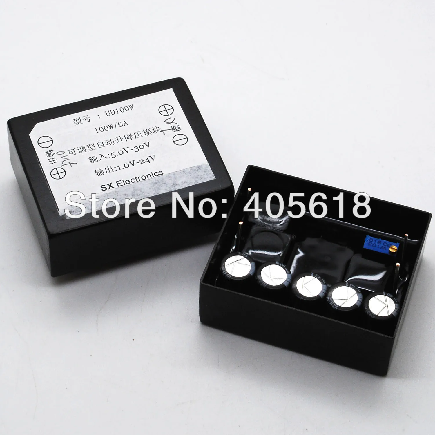 

DC/DC Converter Auto Boost Buck 5-30v to 1-24V 6A 100W Output Adjustable LTC3780