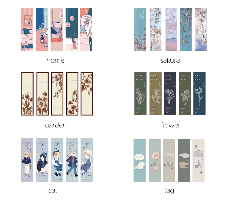 30PCS/Pack Kawaii Cute Sakura Flower Bookmark Paper Bookmarks Page Marker Stationery School Office Supplies Papeleria sl1958 30PCS/Pack Kawaii Cute Sakura Flower Bookmark Paper Bookmarks Page Marker Stationery School Office Supplies Papeleria sl1958