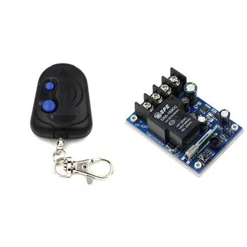 

New Wireless Remote Control Switches Wide Voltage DC 12V 24V 36V 48V 30A Relay Receiver With 2Keys Transmitters Hot Sales