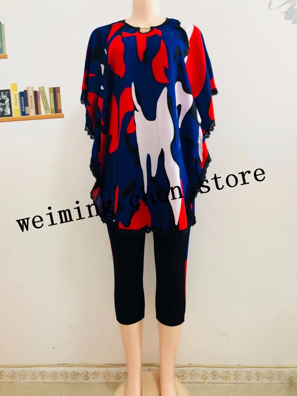 

2018 New Fashion Bazin Print Dashiki Women Long Blouse Yomadou Elastic Color Pattern suits for women/lady 2colors