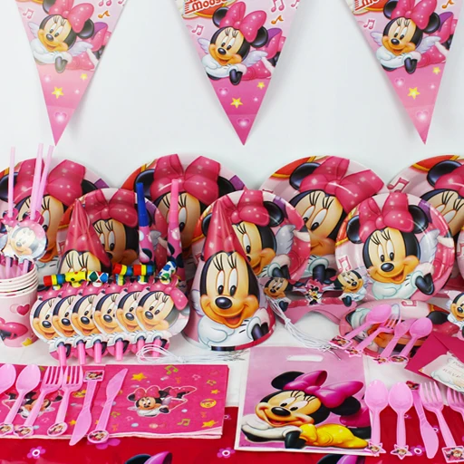 Disney Minnie Kids Birthday Party Decoration Cup Plate Spoon Forks Banner Hat Festival Party Event Party Supplies Supplies Party Aliexpress Disney Minnie Kids Birthday Party Decoration Cup Plate Spoon Forks Banner Hat Festival Party Event Party Supplies Supplies Party Aliexpress