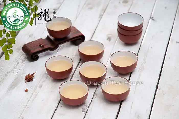 Исин глина глазурованная красная Zisha Teacup 20 мл 0 7 oz|teacup|clay cupyixing cup |