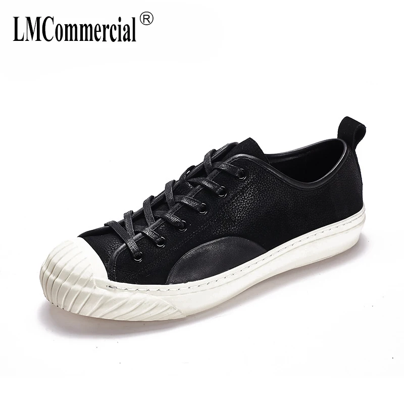 

men's British retro all-match cowhide shoes breathable sneaker casual shoes youth Genuine Leather spring summer Leisure shoes