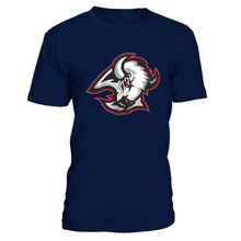 EALER/ ; хлопковые футболки с логотипом; футболки темно-синего цвета