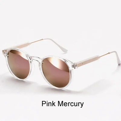 Ralferty, женские солнцезащитные очки, прозрачная оправа, анти-УФ, солнцезащитные очки, розовые, блестящие, зеркальные, солнцезащитные очки, женские оттенки, солнцезащитные очки, oculos 1521 - Цвет линз: Pink Mercury