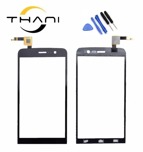 Thani Новый 5 &quotдюймов для Wiko Slide сенсорный экран дигитайзер панель Черный передняя
