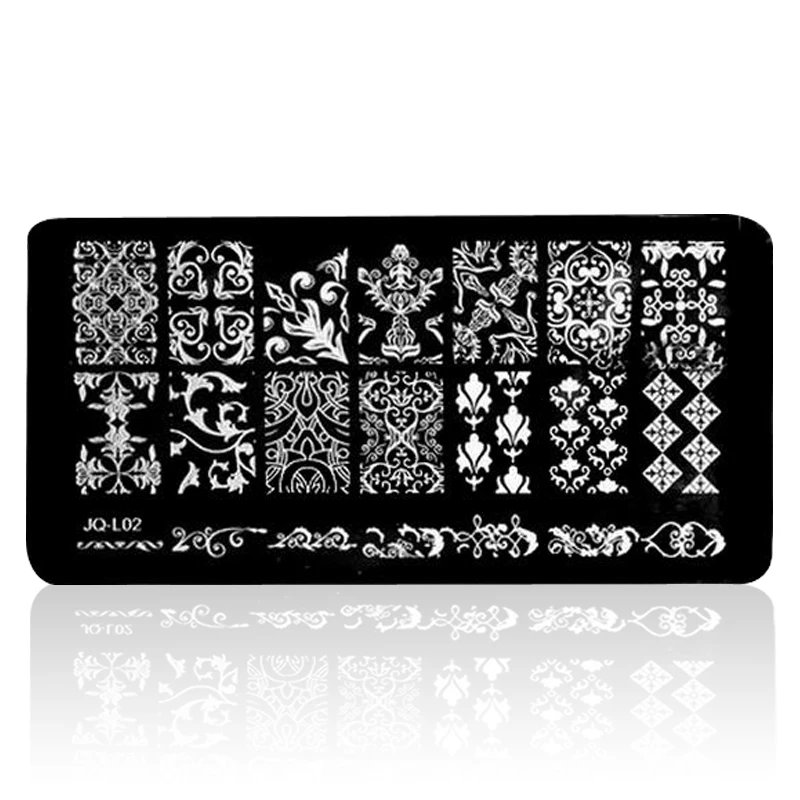 

Nail Art New Arrival 2017 Stamping Stamp Image Plates Template for Manicure Birds Long Series JL02