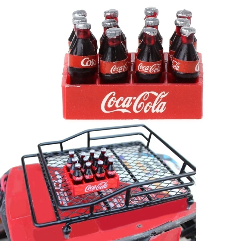 RC Crawler 1:10 Mini Coke Bottle & Tray Model Toys for Tamiya CC01 Axial SCX10 RC4WD D90 D110 TF2 Traxxas TRX-4 RC Truck Car RC Crawler 1:10 Mini Coke Bottle & Tray Model Toys for Tamiya CC01 Axial SCX10 RC4WD D90 D110 TF2 Traxxas TRX-4 RC Truck Car