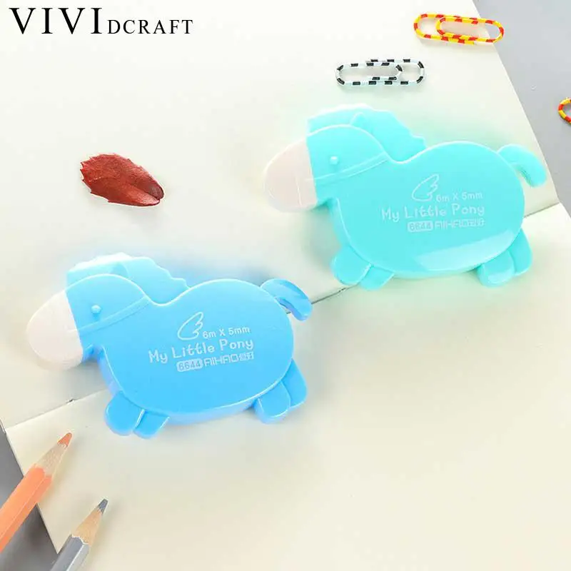 Vividcraft Корея Kawaii Канцелярские мультфильм животных коррекция ленты Материал Эсколар Papelaria для детей Correcteur школьников