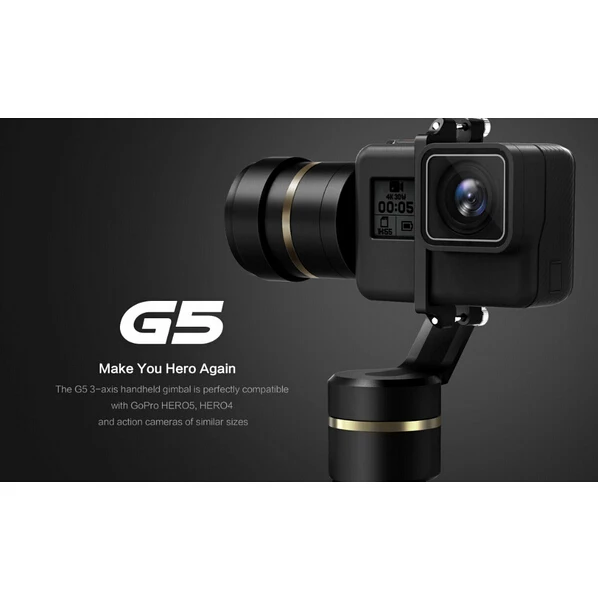 Presell !! Feiyu G5 Handheld Gimbal for GoPro HERO5 5 4 Xiaomi yi 4k SJ AEE Action Cams Splashproof Bluetooth-enabled Humanized